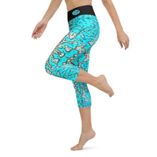 Load image into Gallery viewer, Barrier Reef Yoga Capri Leggings - Island Mermaid Tribe