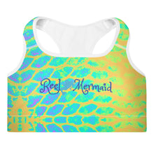 Load image into Gallery viewer, Yellow Tail Padded Sports Bra