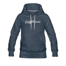 Load image into Gallery viewer, Reel Mermaid Fishing Team Women’s Premium Hoodie - heather denim