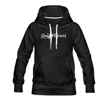 Load image into Gallery viewer, Reel Mermaid Fishing Team Women’s Premium Hoodie - charcoal gray