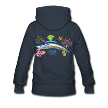 Load image into Gallery viewer, Women’s Wahoo Premium Hoodie - navy