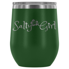 Load image into Gallery viewer, Salty Girl Stainless Steel Wine Tumbler (12 Color Options)