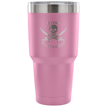 Load image into Gallery viewer, Never Surrender Pirate 30 Ounce Vacuum Tumbler (7 Color Options)